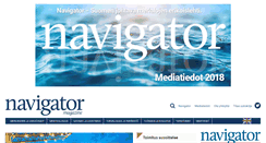 Desktop Screenshot of navigatormagazine.fi